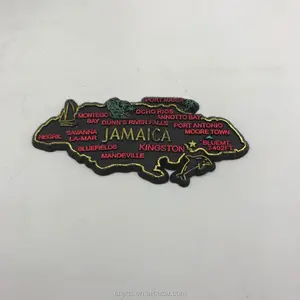 牙买加橡胶磁铁纪念品，牙买加冰箱磁铁纪念品礼品