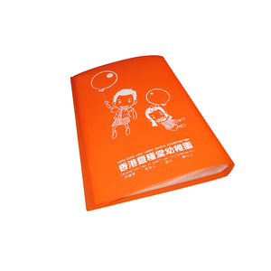 Livres de présentation <span class=keywords><strong>Profolio</strong></span> avec couverture orange 9 x 12 pouces, livre transparent - Product Image 2