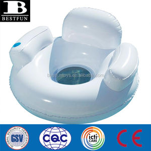 <span class=keywords><strong>Fauteuil</strong></span> gonflable en PVC robuste avec porte-gobelet Chaise longue en <span class=keywords><strong>plastique</strong></span> flottant épais en vinyle moderne et durable - Product Image 3