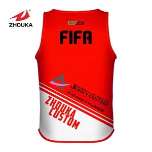 Oem Service Custom Your Own Full Sublimation Football Vest Quick Dry Mesh Soccer <strong>Training</strong> <strong>Bibs</strong> for Adult or Kids - Product Image 4