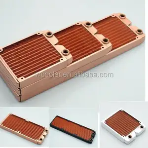 Copper tube copper fin radiators for Hydrotherapy machine