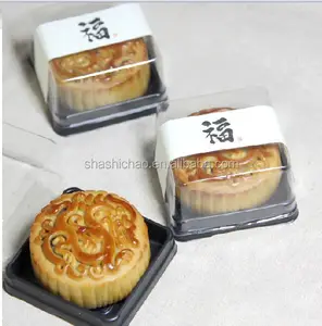 small plastic cake tray with clear lid shanghai supplier