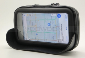 Soporte Impermeable para Manillar de Motocicleta, <span class=keywords><strong>Funda</strong></span> para Teléfono y GPS con Parasol - Product Image 4