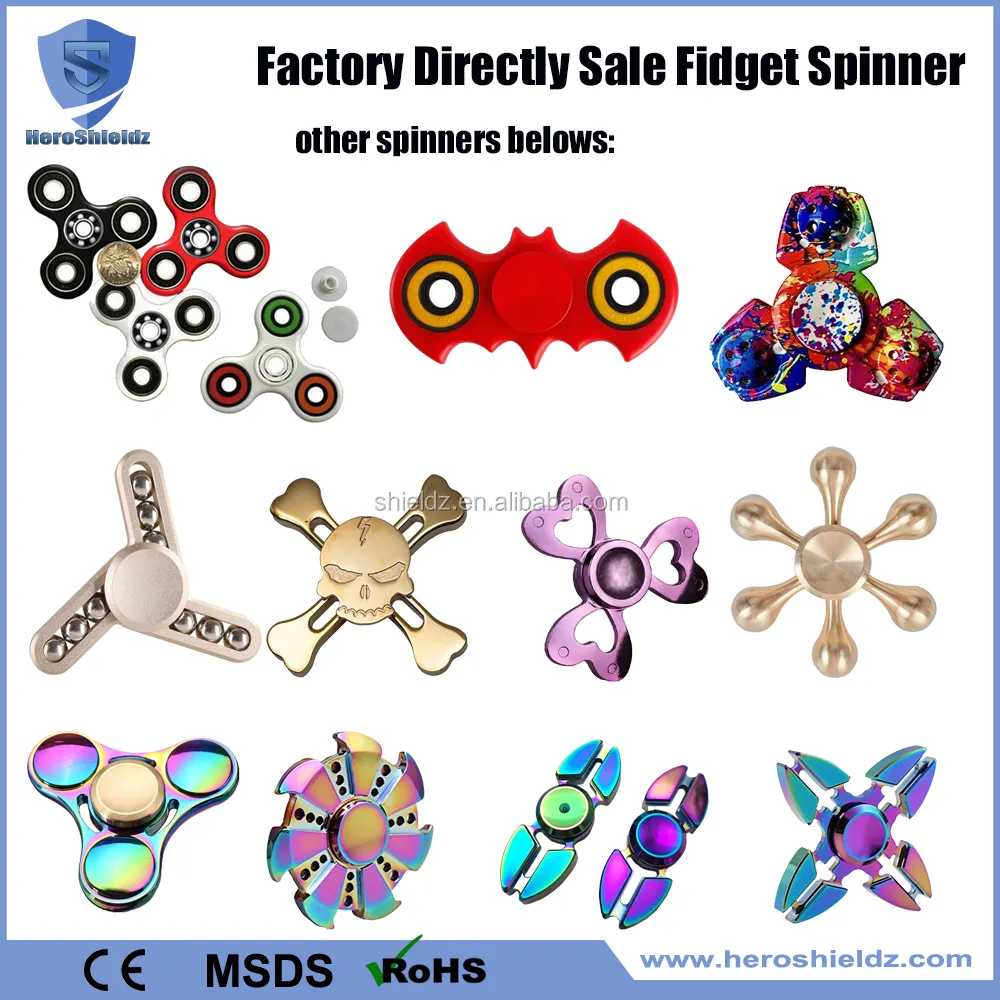 LED Lights Fidget Spinner Fidget Toy Fidgets Hand Spinner For Autism and ADHD Increase Focus Keep Hands Busy