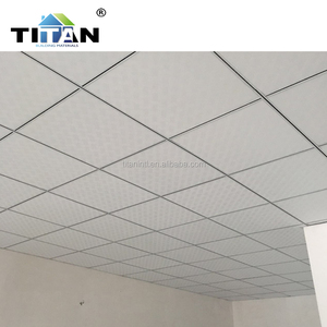 Pannello per <span class=keywords><strong>Controsoffitto</strong></span> in PVC <span class=keywords><strong>60x60</strong></span>, Lamina PVC Techo Cielo Raso, Piastrelle Decorative con Retro in Foglio di Gesso, Piastrella per <span class=keywords><strong>Controsoffitto</strong></span> Laminata in PVC - Product Image 1