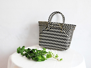 Pochette en paille pour <span class=keywords><strong>femme</strong></span>, panier <span class=keywords><strong>noir</strong></span>, sac de plage, mode, vente en gros, - Product Image 5