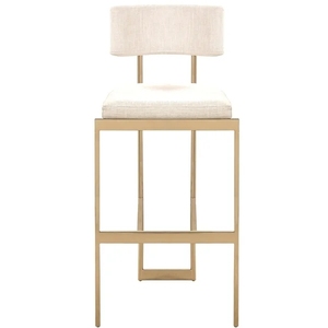 Moderne <span class=keywords><strong>Brossé</strong></span> En Laiton Doré En <span class=keywords><strong>Acier</strong></span> Inoxydable <span class=keywords><strong>Tabouret</strong></span> de Bar poignée Arrière Chaise Haute Pour La Barre À La Maison D'hôtel - Product Image 3