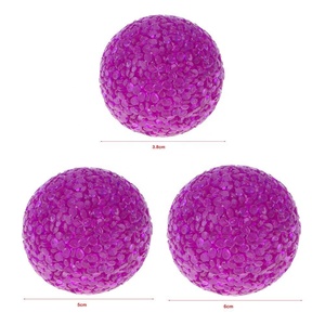 Parçacık Plastik Topları Kedi Oyuncak Renkli Oyun Oyuncak Çan Kedi Teaser Parçacıklar Pet Şeffaf Plastik Top Rastgele Renk - Product Image 5
