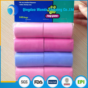 La caja de bolsas de caca de perro, Multicolor bolsa de caca de perro, Bolsas de caca de perro impresa en un lado - Product Image 4