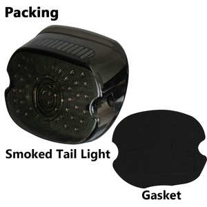 OVOVS Smoke Lens <strong>LED</strong> Tail Light with License Plate Light Motorcycle <strong>LED</strong> Taillight <strong>for</strong> <strong>Harley</strong> <strong>Davidson</strong>