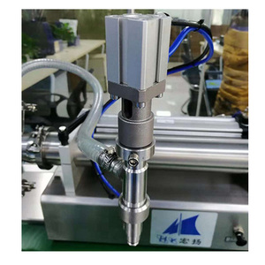 Máy chiết rót kem, lotion, chất lỏng mỹ phẩm bán tự động giá rẻ, điều khiển khí nén hoàn toàn, 1 hoặc 2 vòi - Product Image 1