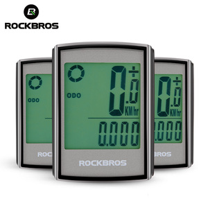 <span class=keywords><strong>Computer</strong></span> da Bicicletta ROCKBROS Impermeabile con Display LCD Retroilluminato Cronometro Wireless per Ciclismo - Product Image 1