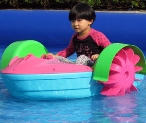 Kids PE Plastic <strong>Pedal</strong> <strong>Boat</strong> for Water Park &amp; Game <strong>Hand</strong> Power Water Paddler for Swimming Pool Direct Sale - Product Image 3