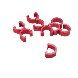 YOUME Abrazaderas de Cable de Freno para Bicicleta de Montaña de Aleación de Aluminio, Clips en C para Bicicleta, Guía de Cable de Freno - Product Image 5