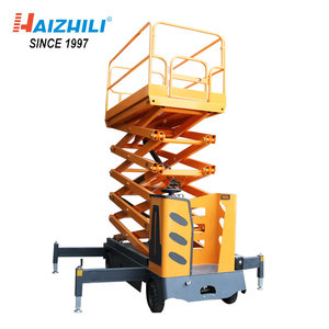 HaizhiLi Penanganan Peralatan Listrik Mobile Mini Platform Hydraulic Scissor Lift Platform - Product Image 1