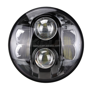 7 polegada <span class=keywords><strong>noir</strong></span> Chrome Led phare, 7 '' Led projecteur scellé Conversion de phare pour jeep Wrangler - Product Image 1