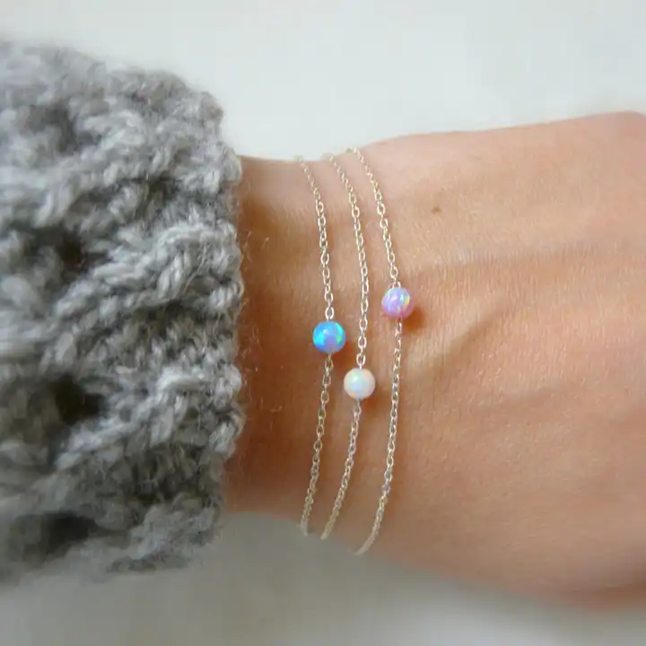 Boho Howlite Beads Opal Crystal Bracelet Healing Reiki For Women Bracelet  Gift | eBay