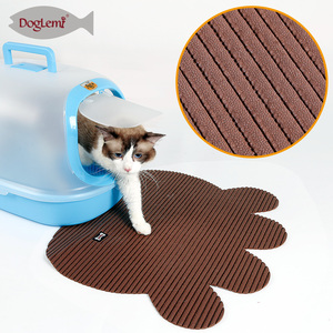Tapis de tamis antidérapant pour litière chat, antidérapant, capture des déchets des animaux de compagnie, tapis de bol en mousse de PVC, 100 pièces - Product Image 1