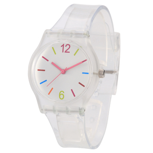 Custom Made White <strong>Teenager</strong> Kids Sport Wrist Plastic <strong>Watches</strong> With Logo Manufacturer - Product Image 2