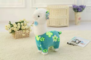 2016 Nouvelle Arrivée Coloré Fleur Alpaga Peluche Jouets Mignon Peluche Oreiller Doux Jouets pour Enfants Enfants ST16235 - Product Image 3