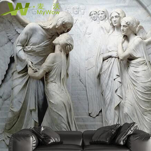 Decorazione Murale Interna Carta da Parati Autoadesiva 3D <span class=keywords><strong>Murales</strong></span> da Parete 18D - Product Image 6