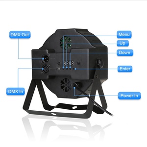 Luci portatili per il controllo del suono da Night Club luci da palcoscenico 36 RGB LED Flat <span class=keywords><strong>Par</strong></span> Can - Product Image 3