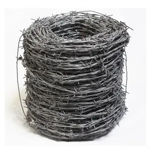 低价格带刺铁丝网价格围栏，线卷网栅栏，铁丝网栅栏
