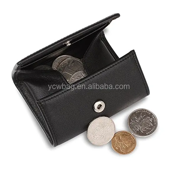 Mens Wallet Mini Genuine Leather Coin Wallet Coin Holder For Men And Women