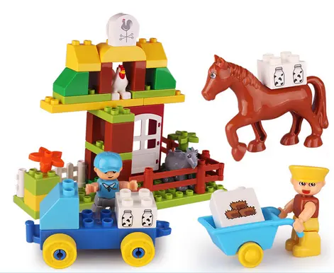 DIY Educational Intelligent Compatible Engineering Assembling Classic Storytelling Model Building Toy Blocks Bricks Games
