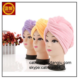 Sèche-<span class=keywords><strong>cheveux</strong></span> en <span class=keywords><strong>microfibre</strong></span> blanc, 35*70, ml, sèche <span class=keywords><strong>cheveux</strong></span>, chapeau enroulé, Turban, serviettes - Product Image 3