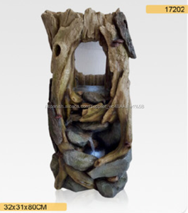Polyresin Miniatura Pequeñas Macetas Cuadradas Hoja Fuente de hoja de Loto estilo la decoración del hogar - Product Image 2