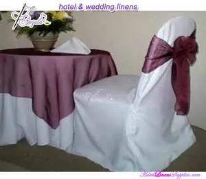 Квадратный Скатерть Накладками из фиолетовой органзы для свадебного стола ткань украшения