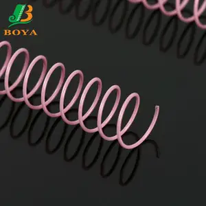 Màu Nylon Tráng Ràng Buộc Xoắn Ốc Dây/Xoắn Ốc Cuộn/Kim Loại Xoắn Ốc Vòng Được Sử Dụng Trong Máy Tính Xách Tay Và Cuốn Sách Ràng Buộc Sản Xuất Tại Trung Quốc