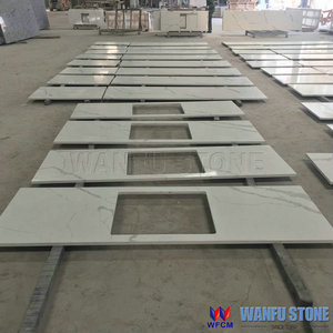 Bàn Bếp Đá Thạch Anh Trắng Calacatta - Product Image 5