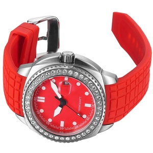 Encanto de bisel de diamantes Japón, reloj de cuarzo para las mujeres