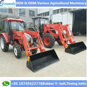 Trung quốc cung cấp 55hp Nông Nghiệp máy kéo với bộ phận giống hình lá kết thúc loader máy - Product Image 2