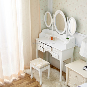 Hecho a mano De Madera Del Cajón De Plástico de Acero Inoxidable Salón de Tocador - Product Image 3