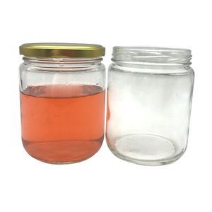 Barattolo di bottiglie per alimenti dolci <span class=keywords><strong>in</strong></span> <span class=keywords><strong>vetro</strong></span> personificato <span class=keywords><strong>da</strong></span> <span class=keywords><strong>500</strong></span> <span class=keywords><strong>ml</strong></span> 19 once per olio di cocco con coperchio all'ingrosso - Product Image 2