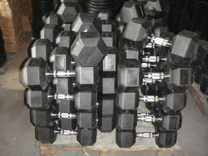 2.5kg to 50kg <strong>Dumbbell</strong> Sets Gym Power Training Equipment <strong>Rubber</strong> Coated Steel Weights in Lbs Hexagon Hex <strong>Dumbbells</strong> Free Weights - Product Image 4