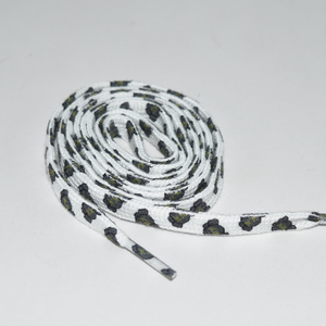 Cordones de Zapatos Personalizados, Planos, Redondos, Divertidos, con Estampado de Logotipo de Animal (Cangrejo), de Algodón, 5/16 - Product Image 3