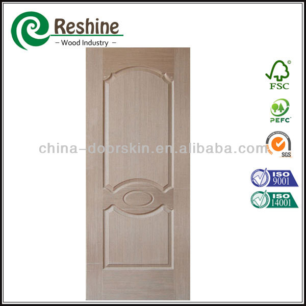 reshine древесина формованные двери кожи hdf шпона 3mm