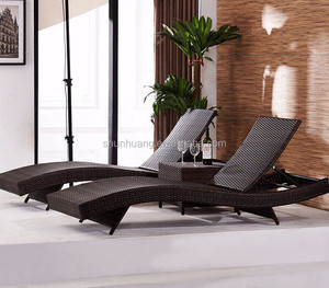 <span class=keywords><strong>Tumbona</strong></span> de Ratán Sintético de Lujo para Todo Clima, Apilable, para Piscina, Playa, Plegable - Product Image 2