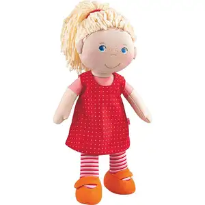 OEM Puppe mit blonden Haaren Blue Eyes Kids Gift Plüsch Modepuppe
