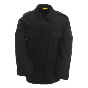 Uniforme Táctico BDU Negro con Garantía Comercial, Tejido Ripstop y Textura Twill - Product Image 2