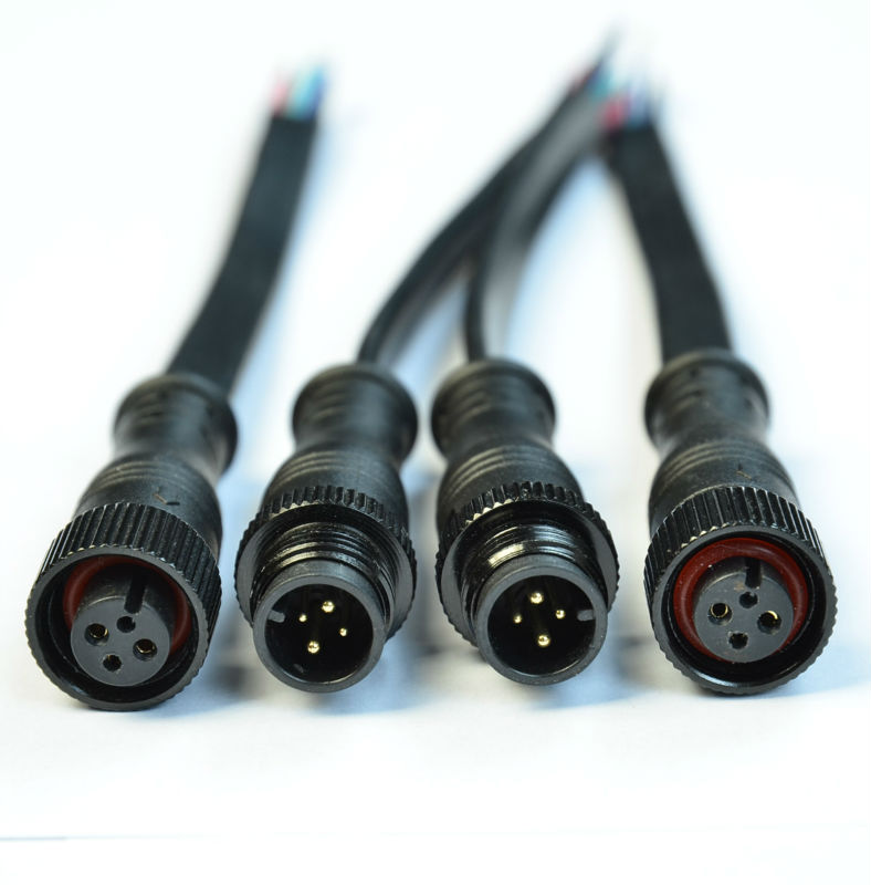 IP67 4 pin водонепроницаемый разъем