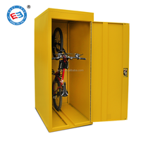 Muebles de exterior, herramientas para patio trasero, casa, herramientas de jardín, cobertizo de almacenamiento, armario de bicicleta de acero, armario de bicicleta, armario de bicicleta de metal