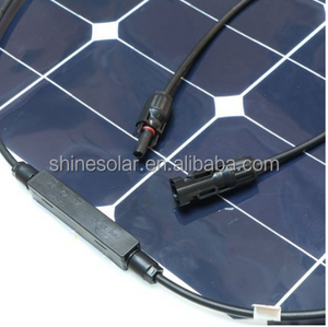 120 W panel solar flexible SunPower celular ultra fino flexible con MC4 carga para barco RV cabina COCHE Tienda - Product Image 5