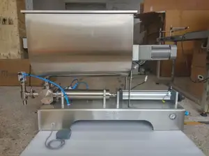 Machine de remplissage de sauce à trémie avec trémie de mélange