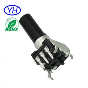 Factory directly OEM ODM 3 pin single gang 9mm rotary linear 1k 10k 50k 100k ohm micro potentiometer