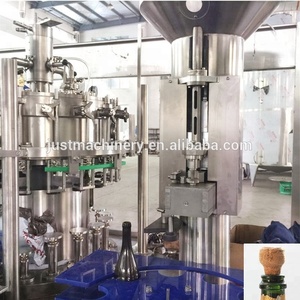 Bouteille en <span class=keywords><strong>verre</strong></span> automatique champagne machine <span class=keywords><strong>de</strong></span> remplissage d'embouteillage fabricant - Product Image 4